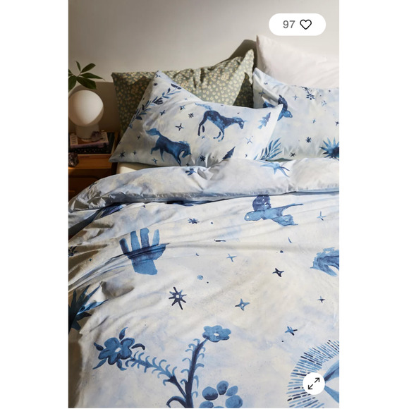 Urban Outfitters Mystical Duvet Set Twin XL - Picture 2 of 4
